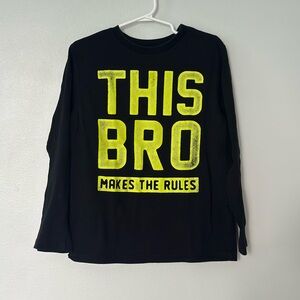 Place Graphic Long Sleeve Shirt This brother makes the rules